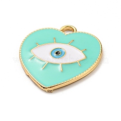 Pendentifs d'émail en alliage&nbsp;LS-ENAM-D061-01G-03