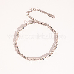 Bracelets à maillons torsadés en acier inoxydable 304 pour femmes&nbsp;VF6522-3