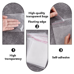 Transparente selbstklebende Zellophan-Verpackungsbeutel&nbsp;ABAG-WH0046-94