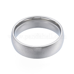 Bague en acier inoxydable 201 anti-ternissement pour femme&nbsp;RJEW-N043-09P