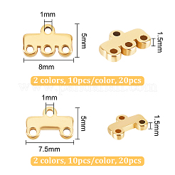40 pz. 4 maglie per lampadario in acciaio inossidabile 304&nbsp;STAS-UN0047-35