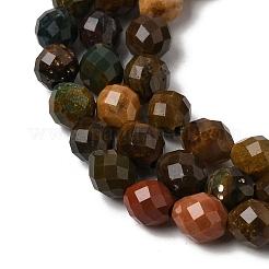 Natur Ozean Jaspis Perlen Stränge&nbsp;G-K376-F17-01