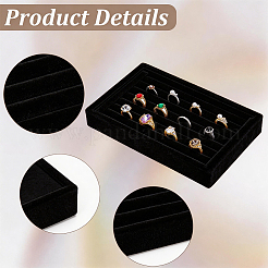 Ring-Organizer-Ausstellungstabletts aus Samt&nbsp;ODIS-SP0002-20A