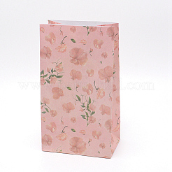Papiertüten mit Blumenmuster&nbsp;CARB-WH0009-11A