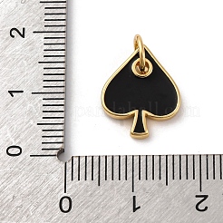 Charms smalto ottone&nbsp;KK-Q098-25G-A02