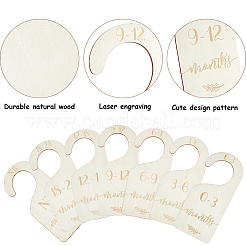 1 ensemble de séparateurs de placard en bois pour bébé&nbsp;WOOD-CP0001-07