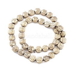 Electroplate non magnetici ematite Perle sintetiche fili&nbsp;G-I317-01C
