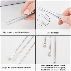 Tiegelzange & Pinzette & Mikrospatel & Chemikalienschaufel-Set&nbsp;TOOL-OC0001-45