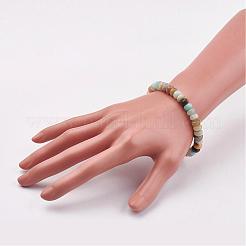 Natürliche amazonite Ausdehnungs-Armbänder&nbsp;BJEW-JB03067-05