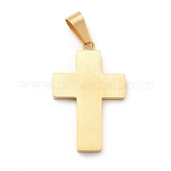Pendentifs en résine d'acier inoxydable 304 plaqués sous vide PVD&nbsp;STAS-K244-01G