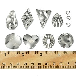 16 pendentif en acier inoxydable de style 201&nbsp;DIY-FS0005-37P