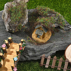 Modèle de végétation de vigne racinaire de simulation de résine&nbsp;DIY-WH20053-65D