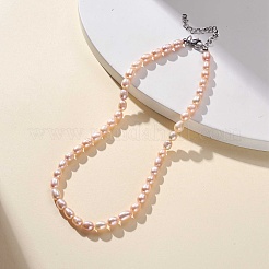 Collana di perle naturali da donna&nbsp;NJEW-JN04188-01