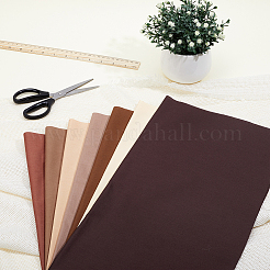 7 pièce de tissu en coton uni&nbsp;AJEW-WH0481-631D