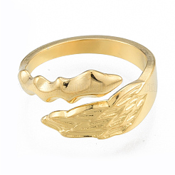 Anillos de puño de hoja de acero inoxidable 304 con recubrimiento iónico (IP)&nbsp;RJEW-N038-125LG