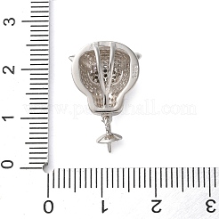 925 Sterling Silber Stiftschlaufenanhänger&nbsp;STER-M092-01P-02