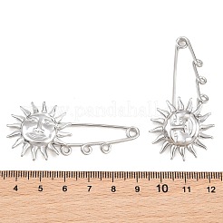 Broschenrohlinge aus Edelstahl 304&nbsp;SA-CBA098D-13C-P