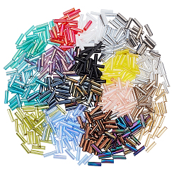 3000pcs 20 Farben Glashornperlen&nbsp;SEED-PA0001-02