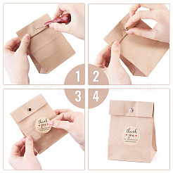 20 busta regalo rettangolare in carta kraft senza manico&nbsp;IFIN-TA0008-89