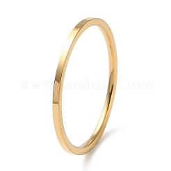 Anello semplice a fascia in acciaio inossidabile 304 con rivestimento ionico (IP) per uomo e donna&nbsp;RJEW-F152-05