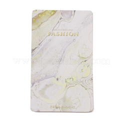 Papier Ohrring Display-Karten&nbsp;CDIS-WH0006-04A
