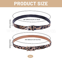 2 pz 2 stili fasce per cappelli in similpelle&nbsp;DIY-CA0007-56