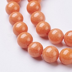 Fili di perline mashan giada tondo naturale&nbsp;X-G-D263-8mm-XS21