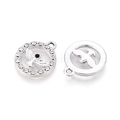 Pendenti con strass in lega di placcatura a cremagliera&nbsp;PALLOY-T091-22M-P