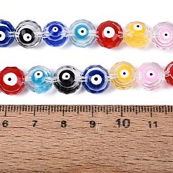 Brins de perles en verre émaillé&nbsp;GLAA-Q112-01A
