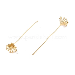 Blumenkopfnadeln aus Messing&nbsp;LS-FIND-B009-07G