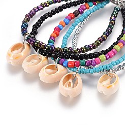 Glasperlen Charme Armbänder&nbsp;BJEW-JB04148