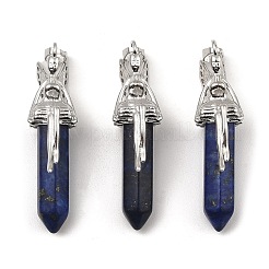 Pendentifs pointus de pierres précieuses naturelles et synthétiques&nbsp;G-Z033-15P