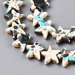 Fili di perline sintetici verniciati a spruzzo&nbsp;LS-UNKW-T001-11H