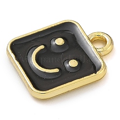 Emaille-Anhänger mit Zahnstangenbeschichtung aus Messing&nbsp;KK-G515-08G