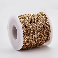Catene portacavi in acciaio inossidabile placcate ionica (ip) 304&nbsp;CHS-R002-0.5mm-G