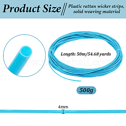Bandes de rotin en plastique&nbsp;DIY-WH0816-132F