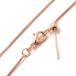 Cadena de caja de latón chapado en rack de 1 mm&nbsp;MAK-L044-56RG