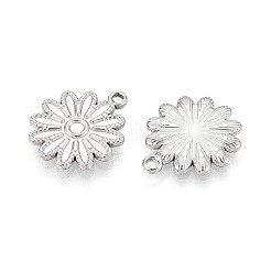 304 Edelstahl Blumenanhänger&nbsp;STAS-T069-25P