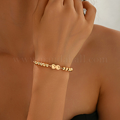 Bracelets à maillons infinis en acier inoxydable&nbsp;ID1319