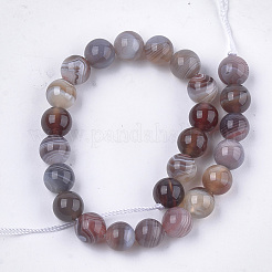 Natur Botswana Achat Perlen Stränge&nbsp;X-G-S333-8mm-026