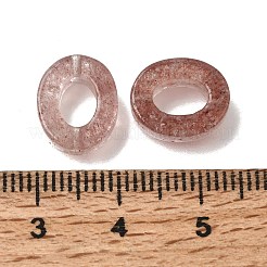 Rahmen aus natürlichen Erdbeerquarzperlen&nbsp;GG-CBA487A-02B