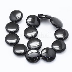 Brins de perles d'onyx noir naturel&nbsp;G-E469-09-3mm