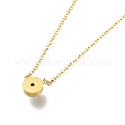 Colliers pendentifs en acier inoxydable 304&nbsp;NJEW-I240-23G