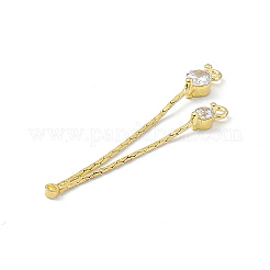 Messing Boston Link Ketten Quastenanhänger&nbsp;KK-P227-08G