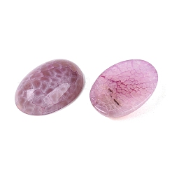 Gefärbte natürliche Feuer-Crackle-Achat-Cabochons&nbsp;G-Q957-02B-01-18x25