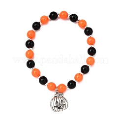 5 Stück 5 Farben Halloween-Charm-Armbänder aus Legierung&nbsp;BJEW-JB12055