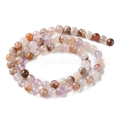 Brins de perles d'agate dentelle améthyste naturelle&nbsp;GG-CBABD99-04-6mm