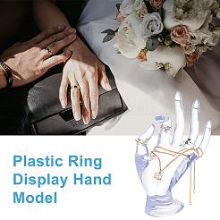 1 espositore per anello in plastica&nbsp;DIY-PH0005-73B
