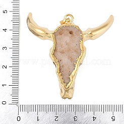 Pendentifs grands en résine &nbsp;RESI-E008-05G-04
