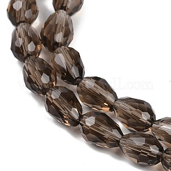 Chapelets de perles en verre transparente  &nbsp;EGLA-N013-T10mm-D27